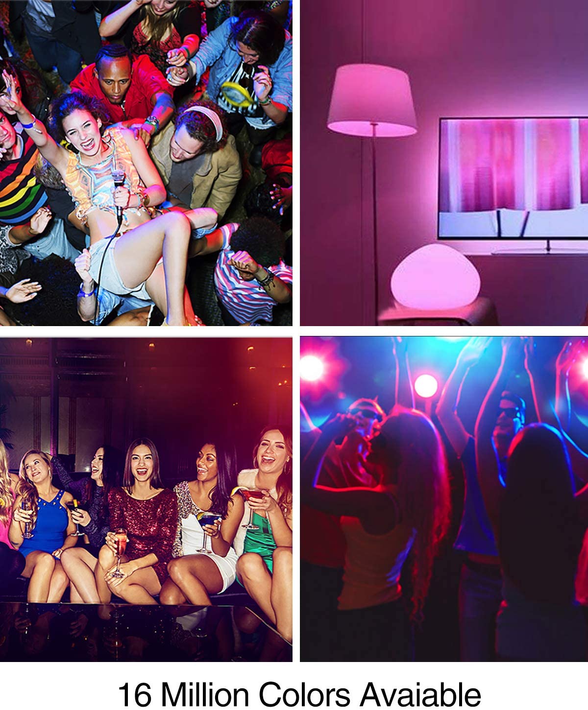 2 Packs Smart Light Bulb Alexa - Image 5