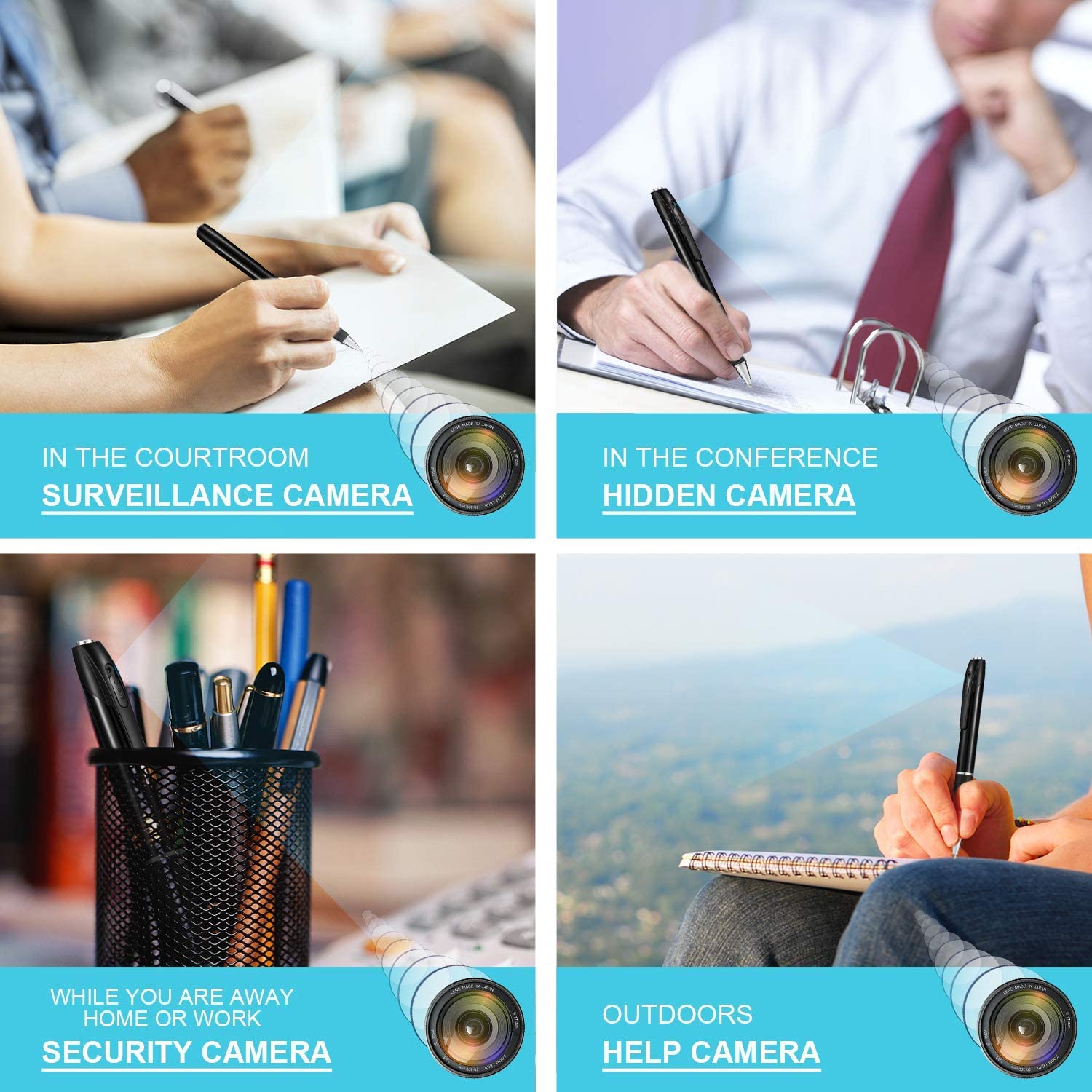 Hidden Spy Camera Pen Video Recorder - Image 3