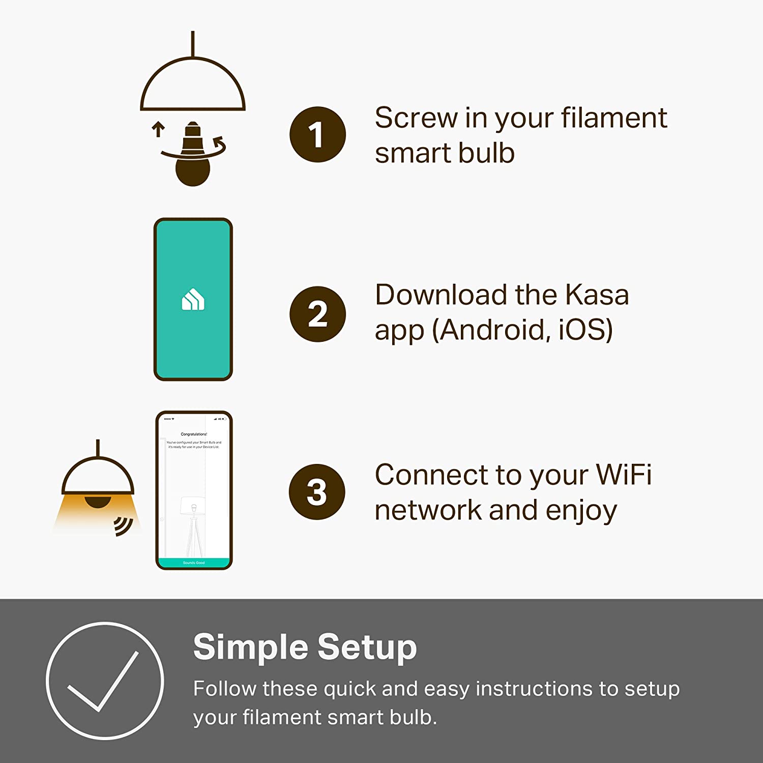 Smart Wi-Fi LED Bulb Alexa & Google Compatible - Image 7